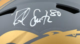 Rod Smith Autographed Denver Broncos F/S Slate Speed Helmet - Beckett W Hologram *White Image 2