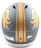 Rod Smith Autographed Denver Broncos F/S Slate Speed Helmet - Beckett W Hologram *White Image 4