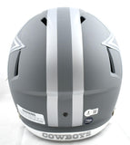 Emmitt Smith Autographed F/S Dallas Cowboys Slate Speed Helmet-Beckett W Hologram *White Image 4