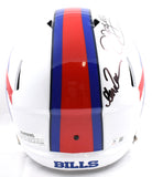 Andre Reed Jim Kelly Thurman Thomas Autographed Buffalo Bills F/S Speed Helmet - Beckett W Hologram *Black Image 6