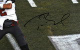 Tom Brady Autographed Tampa Bay Buccaneers 16X20 Framed Passing Photo - Fanatics/LOA *Black Image 2