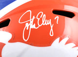 John Elway Autographed Denver Broncos F/S 1966 Speed Helmet - Beckett W Hologram *White Image 2