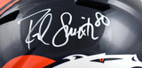 Rod Smith Autographed Denver Broncos F/S Speed Helmet - Beckett W Hologram *White Image 2