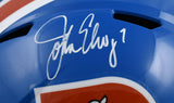 John Elway Autographed Denver Broncos F/S 75-96 Speed Helmet-Beckett W Hologram *White Image 2