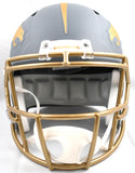 John Elway Autographed Denver Broncos F/S Slate Speed Helmet - Beckett W Hologram *White Image 3