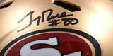 Jerry Rice Autographed San Francisco 49ers F/S 96-08 Speed Helmet - Fanatics *Black Image 2