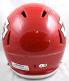 Derrick Johnson Autographed Kansas City Chiefs F/S Speed Helmet - Beckett W Hologram *White Image 4