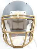 Cris Carter Autographed Minnesota Vikings F/S Slate Speed Authentic Helmet-Beckett W Hologram *White Image 3