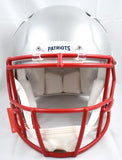 Tedy Bruschi Autographed New England Patriots F/S Speed Authentic Helmet - Beckett W Hologram *Black Image 3
