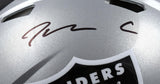 Maxx Crosby Autographed Las Vegas Raiders F/S Speed Authentic Helmet - Fanatics *Black Image 2