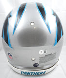 Luke Kuechly Autographed Carolina Panthers F/S Speed Authentic Helmet - Beckett W Hologram *Black Image 4