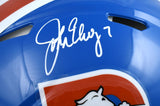 John Elway Autographed Denver Broncos F/S 75-96 Speed Authentic Helmet- Beckett W Hologram *White Image 2