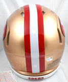 Jerry Rice Autographed San Francisco 49ers F/S 64-95 Speed Authentic Helmet - Fanatics *Black Image 4