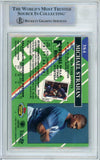 1993 Topps Stadium Club #384A Michael Strahan RC New York Giants BAS Autograph 10  Image 2