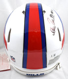 Andre Reed Autographed Buffalo Bills F/S Speed Authentic Helmet w/HOF - Beckett W Hologram *Black Image 4