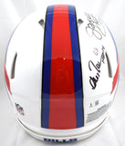 Jim Kelly Thurman Thomas Andre Reed Autographed Buffalo Bills F/S Speed Authentic Helmet-Beckett W Hologram *Black Image 6