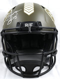 Andre Reed Jim Kelly Thurman Thomas Autographed Buffalo Bills F/S Salute Speed Authentic Helmet - Beckett W Hologram  Image 5