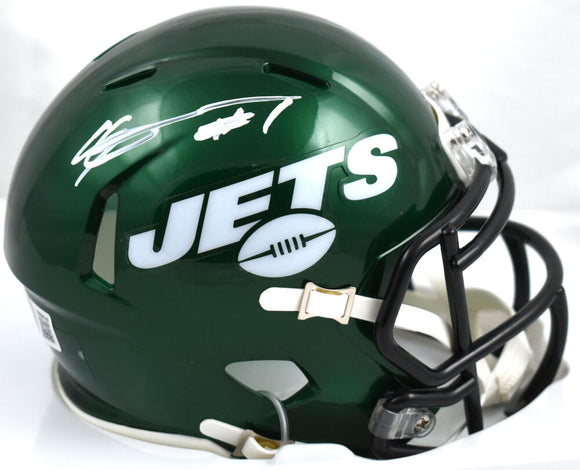 Ahmad Sauce Gardner Autographed New York Jets Speed Mini Helmet-Beckett W Hologram *White Image 1