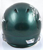 Dallas Goedert Autographed Philadelphia Eagles Speed Mini Helmet - Fanatics *White Image 3