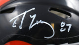 Ed McCaffrey Autographed Denver Broncos Speed Mini Helmet- Beckett W Hologram *White Image 2