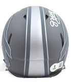 Jim Kelly Autographed Buffalo Bills Slate Speed Mini Helmet-Beckett W Hologram *White Image 3