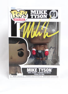 Mike Tyson Autographed Funko Pop #01 - Beckett W Hologram *Yellow Image 1