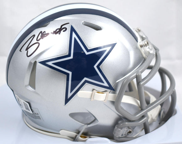 Tony Casillas Autographed Dallas Cowboys Speed Mini Helmet - Beckett W Hologram *Black Image 1