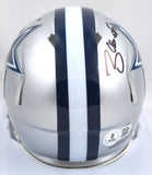 Tony Casillas Autographed Dallas Cowboys Speed Mini Helmet - Beckett W Hologram *Black Image 3