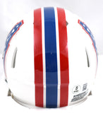 Warren Moon Autographed Houston Oilers 75-80 Speed Mini Helmet w/HOF - Beckett W Hologram *Black Image 3