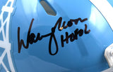 Warren Moon Autographed Houston Oilers 60-62 Speed Mini Helmet w/HOF - Beckett W Hologram *Black Image 2
