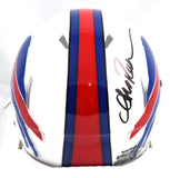 Andre Reed Autographed Buffalo Bills Speed Mini Helmet - Beckett W Hologram *Black Image 3