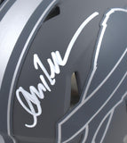Andre Reed Autographed Buffalo Bills Slate Speed Mini Helmet - Beckett W Hologram *White Image 2