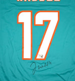 Jaylen Waddle Autographed Miami Dolphins Nike Teal Game Jersey - Fanatics *Black Image 2