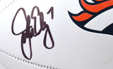 John Elway Autographed Denver Broncos Logo Football - Beckett W Hologram *Black Image 2
