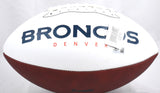 John Elway Autographed Denver Broncos Logo Football - Beckett W Hologram *Black Image 3