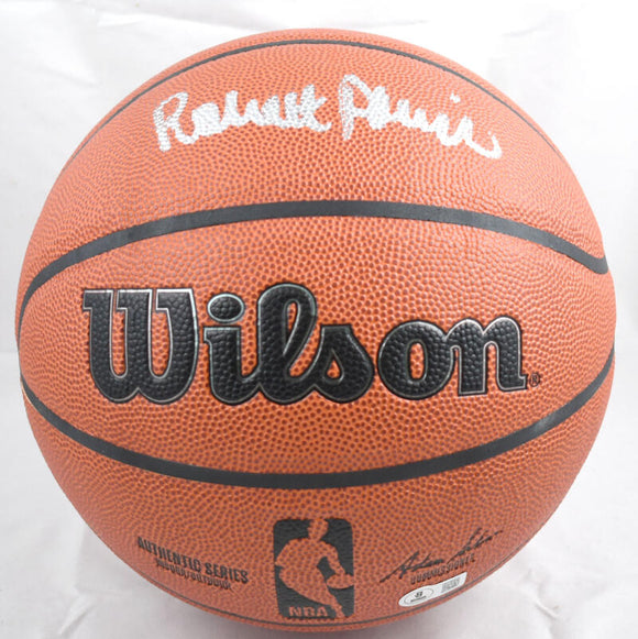 Robert Parish Autographed Official NBA Wilson Basketball-Beckett W Hologram *Silver Image 1