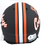 Ollie Gordon II Autographed Oklahoma State Black Speed Mini Helmet-Beckett W Hologram *Orange Image 3