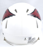 Kurt Warner Autographed Arizona Cardinals Speed Mini Helmet - Beckett W Hologram*Black *thin Image 3