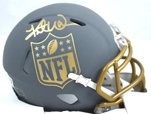 Kurt Warner Autographed NFL Slate Speed Mini Helmet-Beckett W Hologram *Gold Image 1