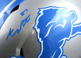 Sam LaPorta Autographed Detroit Lions F/S Speed Helmet- Beckett W Hologram *Blue Image 2