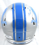 Sam LaPorta Autographed Detroit Lions F/S Speed Helmet- Beckett W Hologram *Blue Image 4
