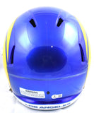 Kurt Warner Autographed Rams F/S Current Speed Helmet-Beckett W Hologram *Black Image 4