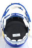 Kurt Warner Autographed Rams F/S Current Speed Helmet-Beckett W Hologram *Black Image 5