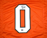 Ollie Gordon II Autographed Orange College Style Jersey - Beckett W Hologram *Black Image 2