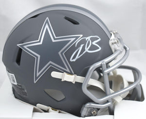 DaRon Bland Autographed Dallas Cowboys Slate Speed Mini Helmet- Beckett W Hologram *White Image 1