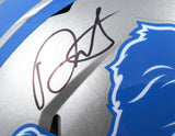 David Montgomery Autographed Detroit Lions F/S Speed Helmet-Beckett W Hologram *Black Image 2