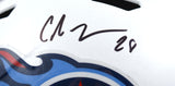 Chris Johnson Autographed Tennessee Titans F/S 99-17 Speed Helmet - Beckett W Hologram *Black Image 2