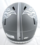 Chris Johnson Autographed Tennessee Titans F/S Slate Speed Helmet - Beckett W Hologram *White Image 4