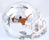 Vince Young Autographed Texas Longhorns Chrome Speed Mini Helmet - Beckett W Hologram *White Image 1