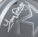 Tony Dorsett Autographed Dallas Cowboys Slate Speed Mini Helmet-Beckett W Hologram *White Image 2